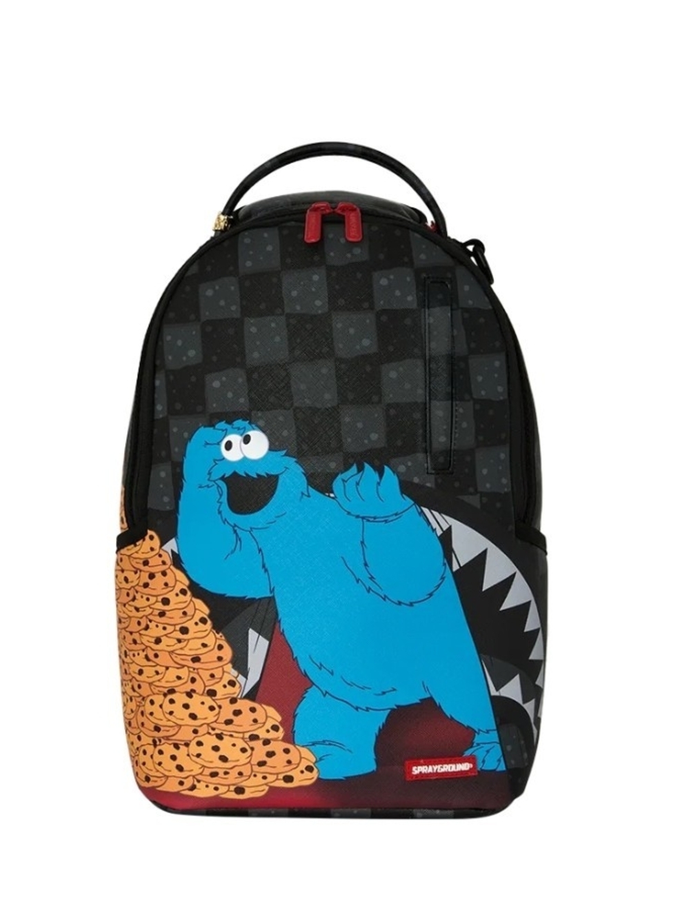 SESAME STREET COOKIE MONSTER STACK EM HIGH MINI DLX BACKPACK